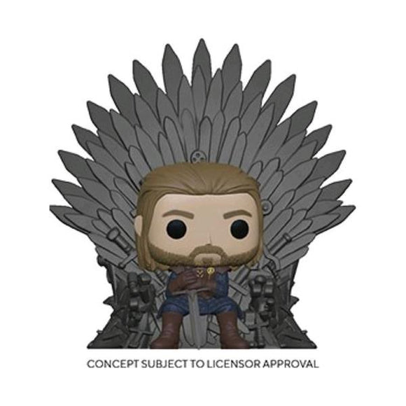 Game of Thrones - Ned Stark on Throne Pop! Vinyl Deluxe