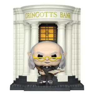 Harry Potter - Gringotts Head Goblin with Gringotts Bank Diagon Alley Pop! Vinyl Deluxe