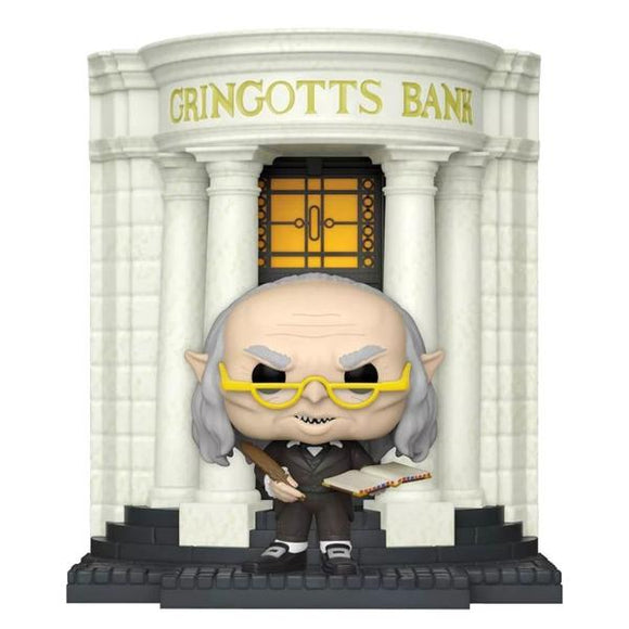 Harry Potter - Gringotts Head Goblin with Gringotts Bank Diagon Alley Pop! Vinyl Deluxe