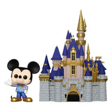 Disney World - Cinderella Castle with Mickey Mouse 50th Anniversary Pop! Vinyl Town