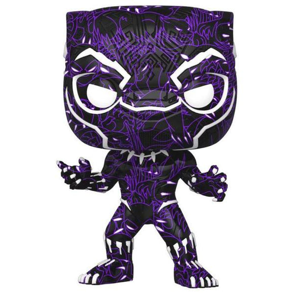 Black Panther (2018) - Black Panther (Artist) US Exclusive Pop! Vinyl with Protector