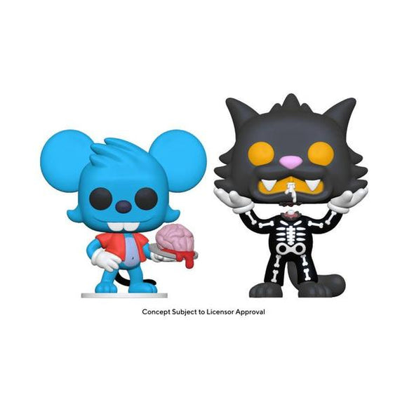 The Simpsons - Itchy & Scratchy (Skeleton) US Exclusive Pop! Vinyl