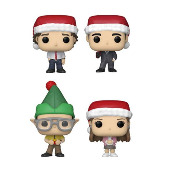 The Office - Holiday Tree Box US Exclusive Pocket Pop! Vinyl 4-Pack