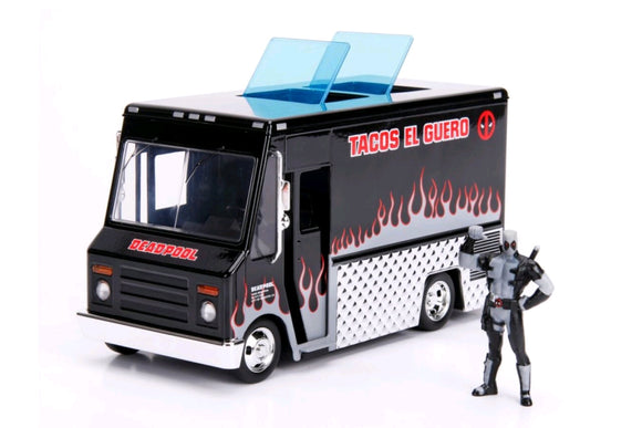 Deadpool - Food Truck (Black) 1:24 Hollywood Ride