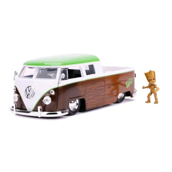 Guardians of the Galaxy: Vol. 2 - 1962 Volkswagon Bus with Groot 1:24 Scale Hollywood Ride