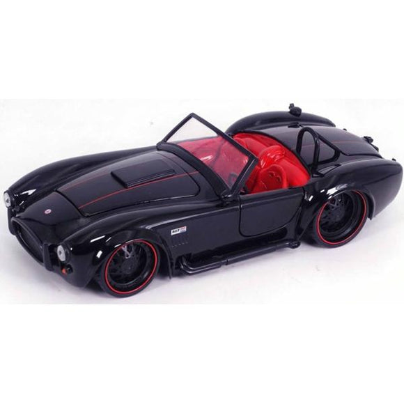 Big Time Muscle - Shelby Cobra 427 S/C 1965 Black 1:24 Scale Diecast Vehicle
