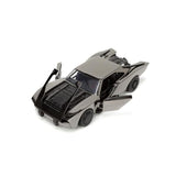 The Batman - Batmobile Chrome Black SDCC 2022 US Exclusive 1:24 Scale with Batman SD22