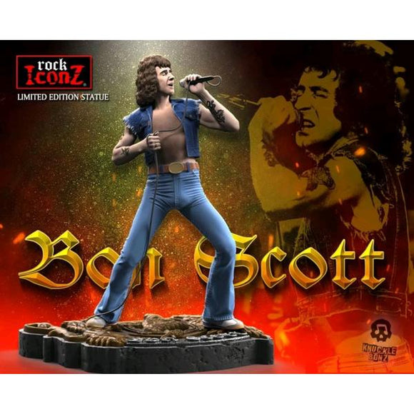 Bon Scott - Rock Iconz Statue