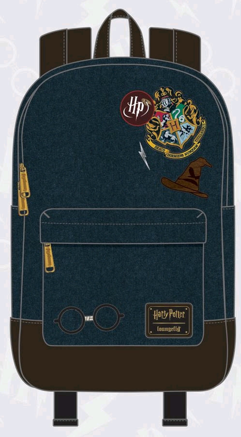 Harry Potter - Hogwarts Logo Blue Backpack