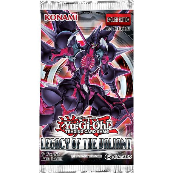 Yugioh Legacy Of The Valiant Booster Pack
