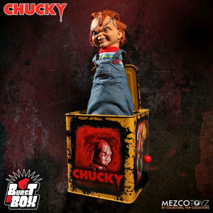 Child's Play - Chucky Scarred Burst-A-Box