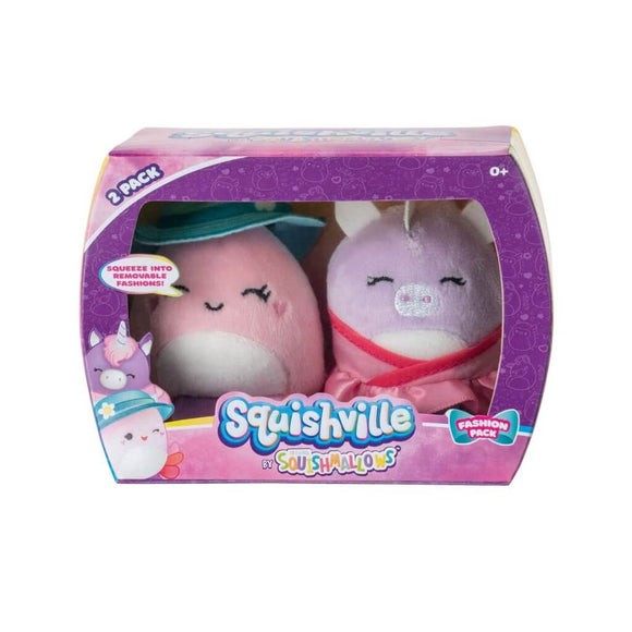 SQUISHMALLOWS SQUISHVILLE Mini Plush (Squishville Mini Squishmallow 2 Pack)