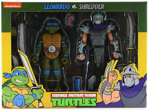 Teenage Mutant Ninja Turtles - Leonardo vs Shredder Action Figure 2-pack