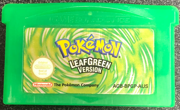 Pokemon Leaf Green Gameboy Advance Cartridge Only