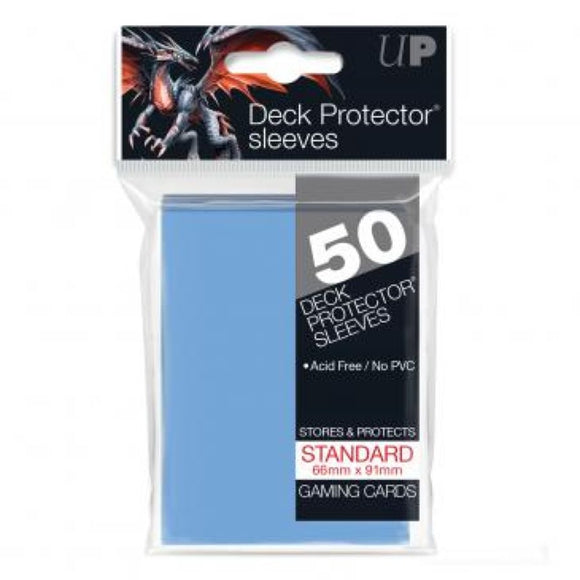 Ultra Pro Light Blue Regular 50pk Protectors