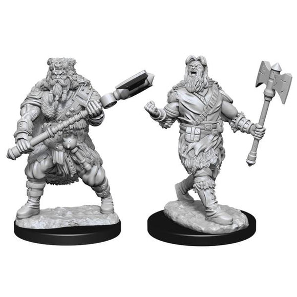 Dungeons & Dragons - Nolzur's Marvelous Unpainted Miniatures: Human Barbarian Male