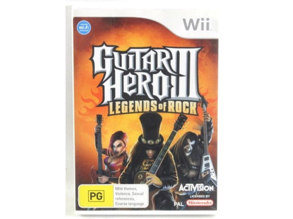 Guitar Hero 3 Legends Of Rock Wii (Pre-Played)