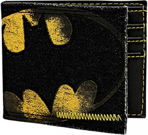 Batman Logo Denim Bi-fold Wallet