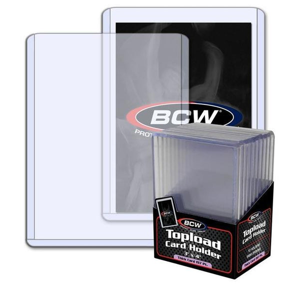BCW Topload Card Holder Thick 197 Pt (3