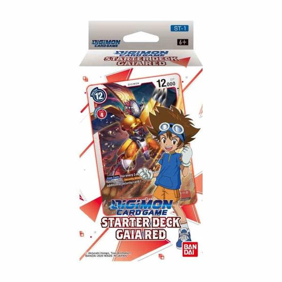 Digimon Card Game Series 01 Starter Deck 01 Gaia Red