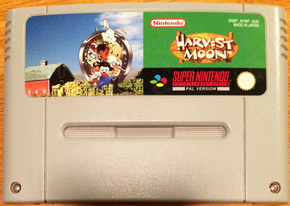 Harvest Moon SNES Cartridge Only