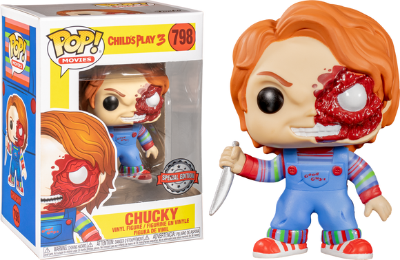 Child's Play 3 - Chucky Battle Damaged US Exclusive Pop! Vinyl