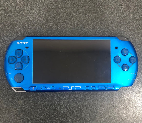 Sony PSP Playstation Portable Console PSP-3002 Metallic Blue