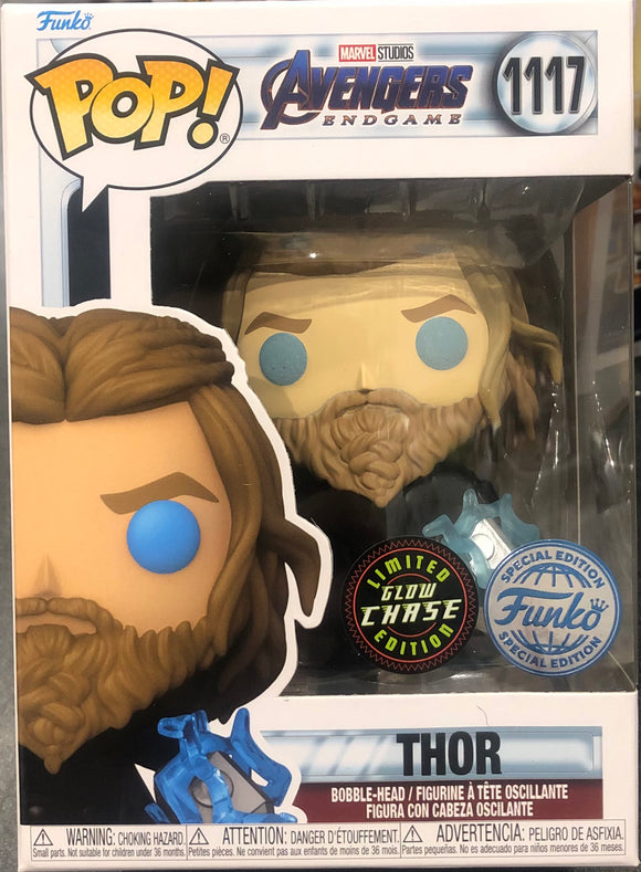 Avengers 4: Endgame - Thor with Thunder Glow US Exclusive Pop! Vinyl CHASE