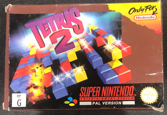 Tetris 2 SNES Boxed