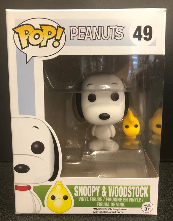 Snoopy & Woodstock Flocked Pop! Vinyl