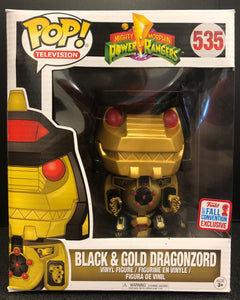 Power Rangers Black & Gold Dragonzord 2017 Pop! Vinyl