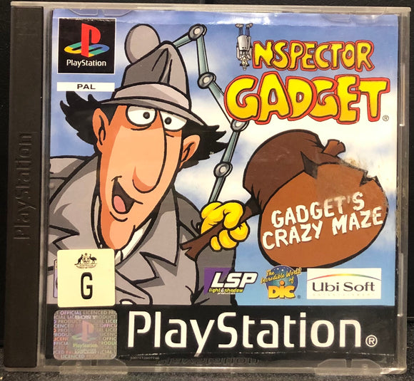 Inspector Gadget Gadget's Crazy Maze PS1