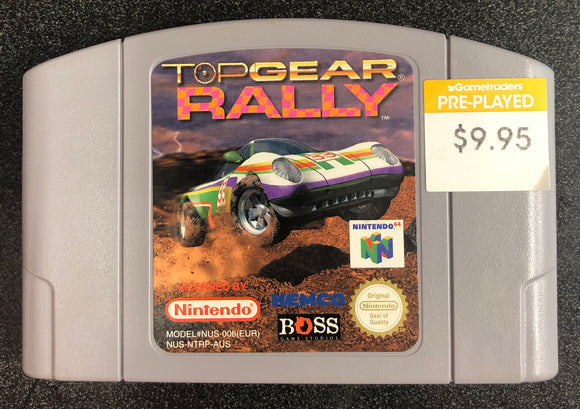 Top Gear Rally N64 Cartridge Only