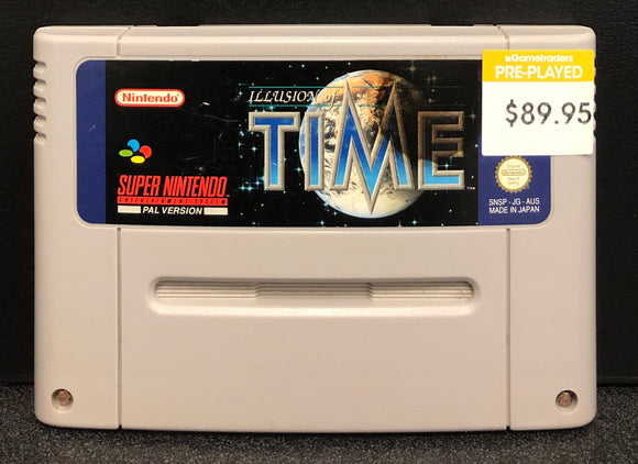 Illusion Of Time SNES Cartridge Only