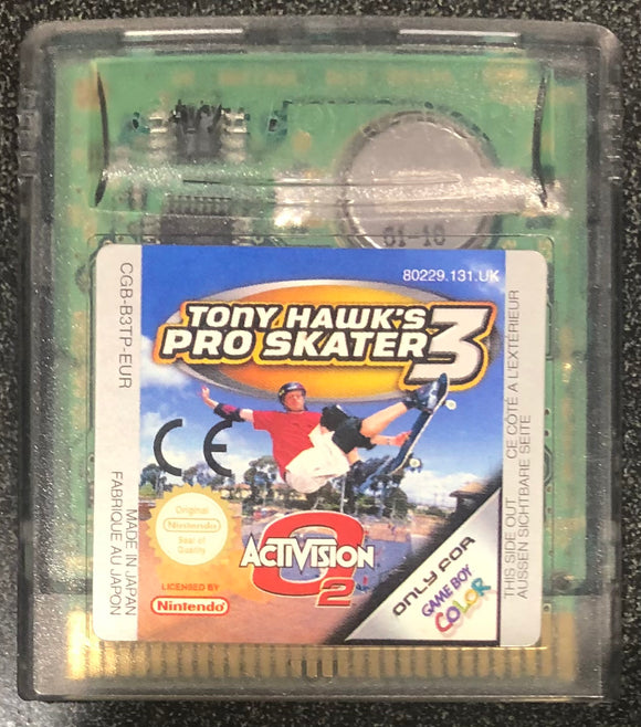 Tony Hawk's Pro Skater 3 Gameboy Color (Cart Only)