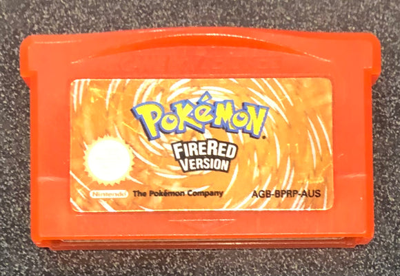 Pokemon Fire Red Gameboy Advance Cartridge Only
