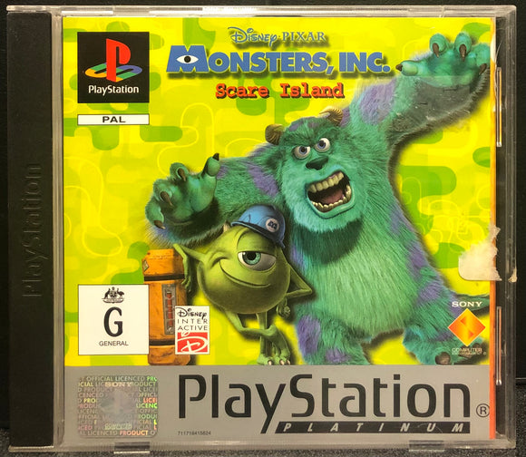 Monsters Inc Scare Island PS1