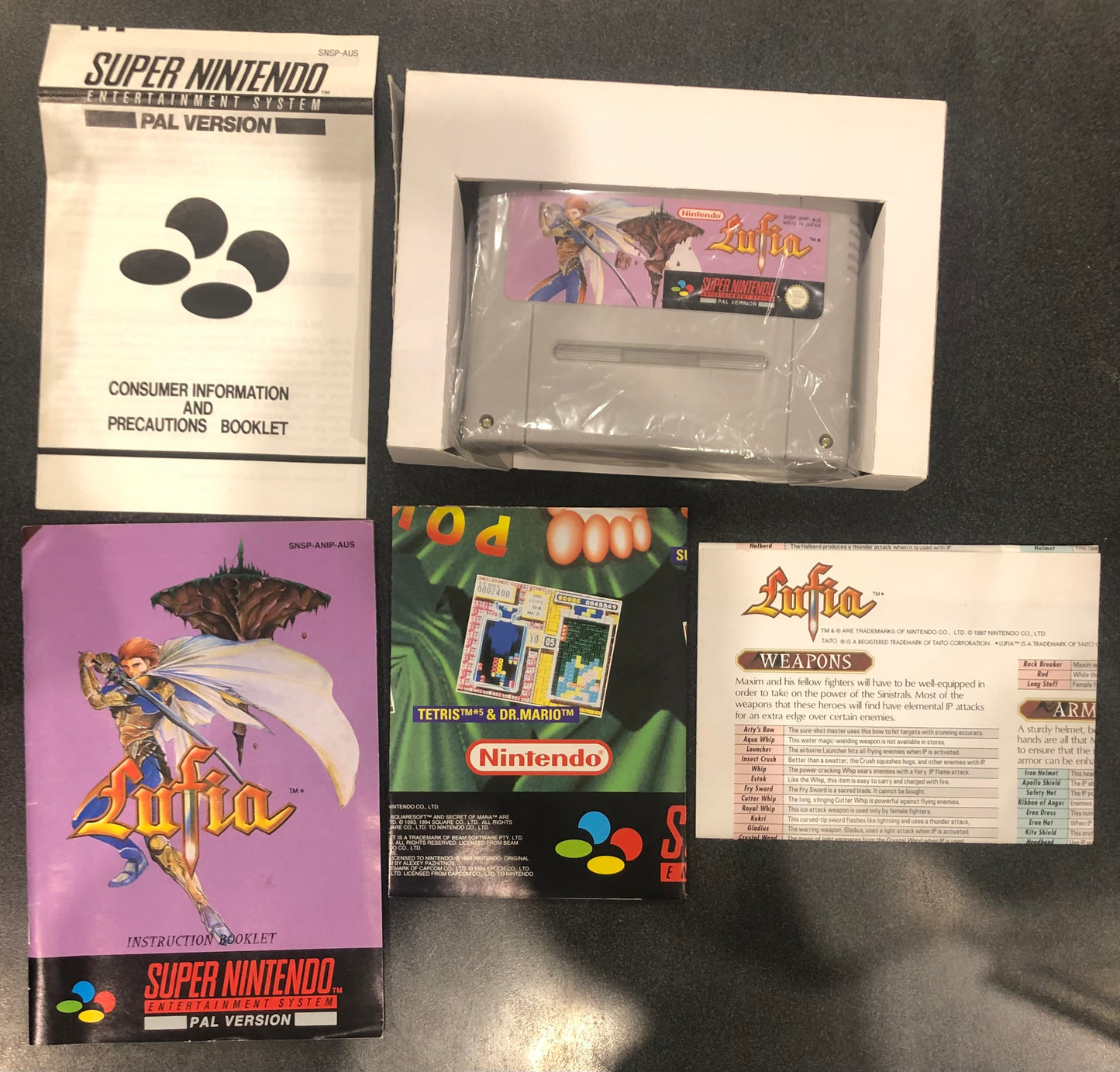 Lufia SNES Boxed