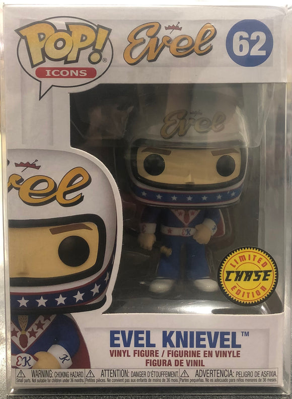 Evel Knievel - Evel Knievel with Cape CHASE Pop! Vinyl