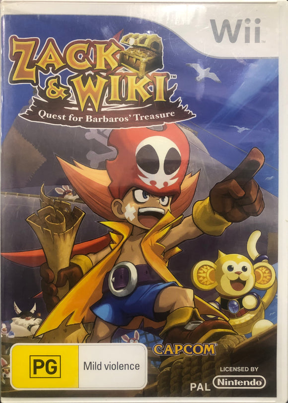 Zack & Wiki Quest For Barbaros' Treasure Wii (Pre-Played)