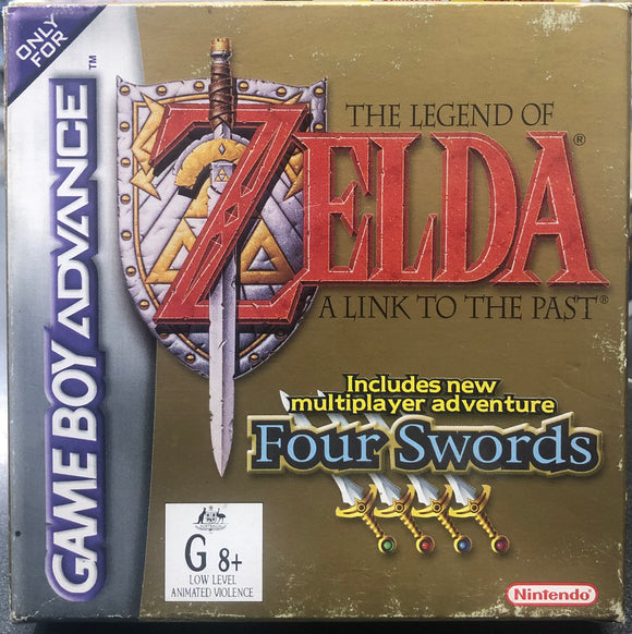The Legend Of Zelda A Link To The Past Four Swords Gameboy Advance (Boxed)