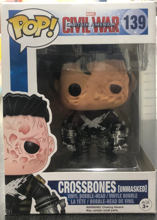 Captain America Civil War - Crossbones (Unmasked) Pop! Vinyl (Traded)