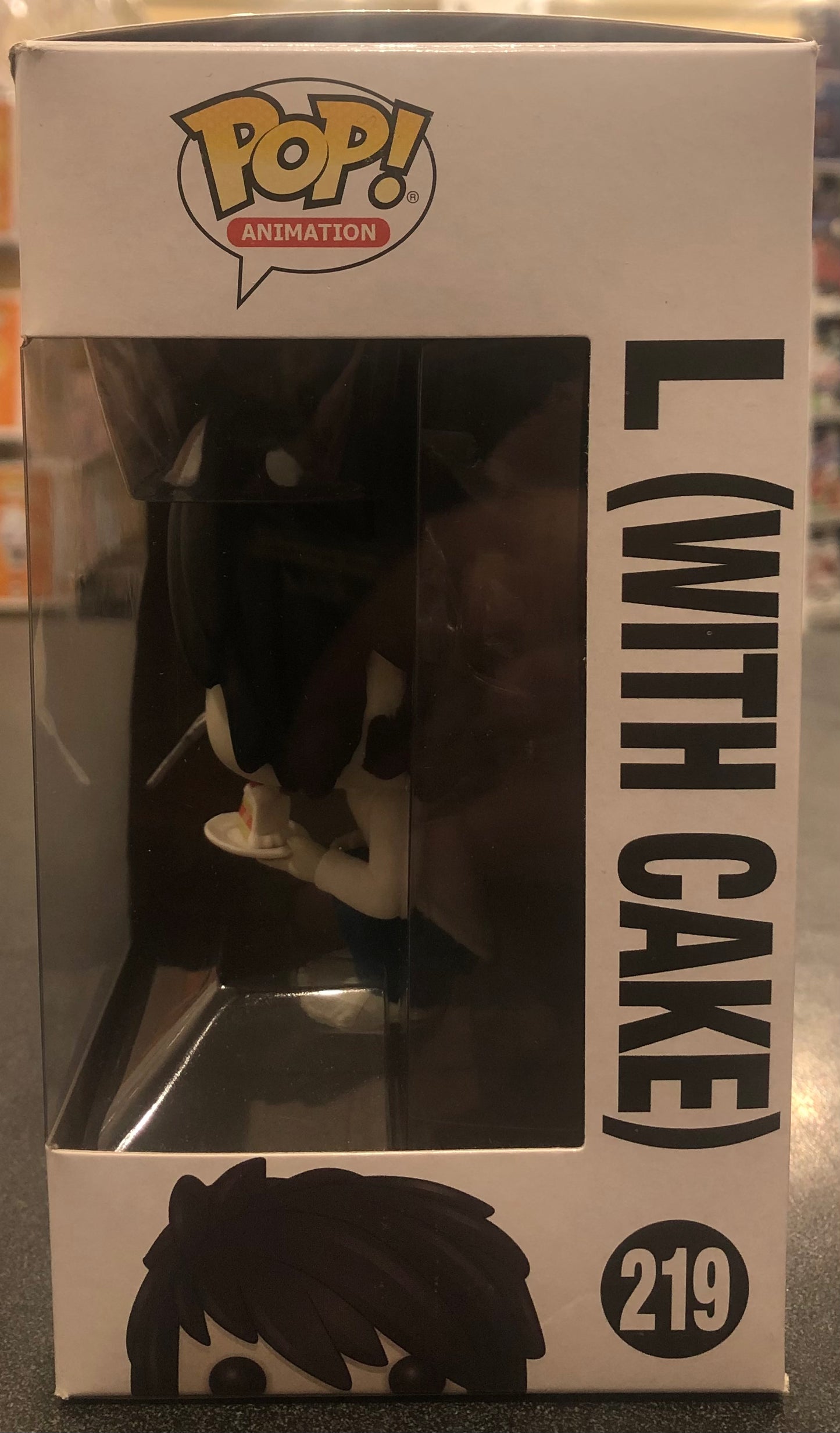 Death Note - L (with Cake) US Exclusive Pop! Vinyl