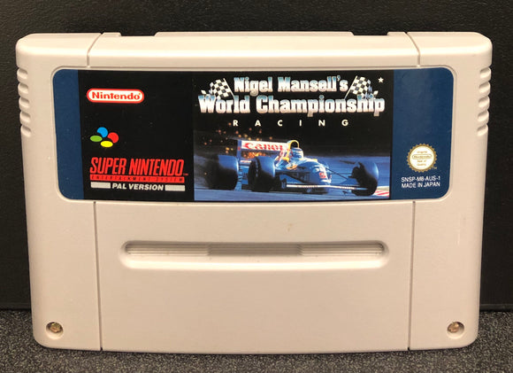 Nigel Mansell's World Championship Racing SNES Cartridge Only
