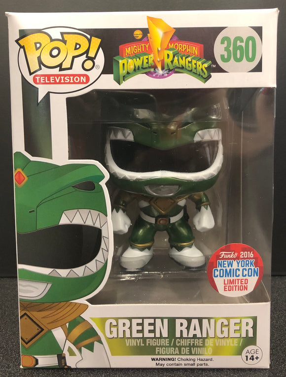 Power Rangers Green Ranger Metallic NY 2016 Pop! Vinyl