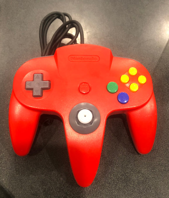 Nintendo 64 Genuine Controller Red