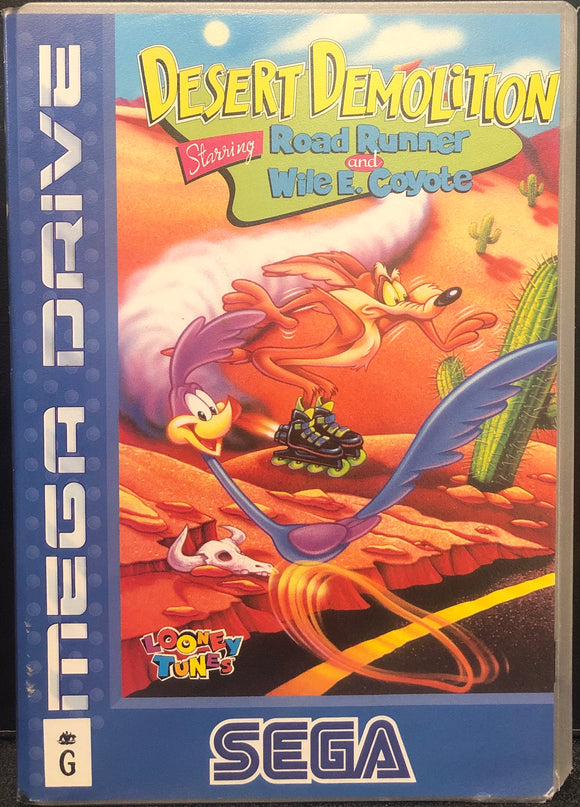 Desert Demolition Starring Road Runner And Wile E. Coyote (Mega Drive)