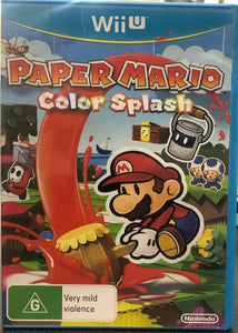 Paper Mario Color Splash WiiU (Traded)