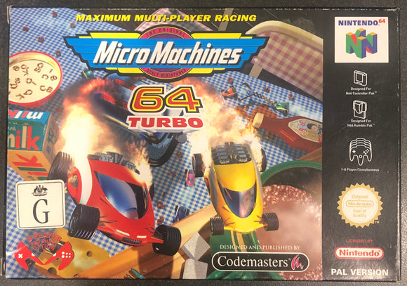 Micro Machines 64 Turbo N64