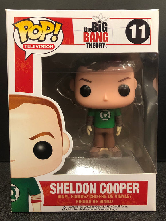 Big Bang Theory Sheldon Cooper Green Shirt Pop! Vinyl